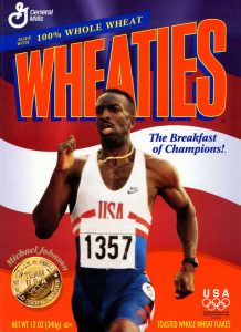 1996 Olympics Michael Johnson Wheaties