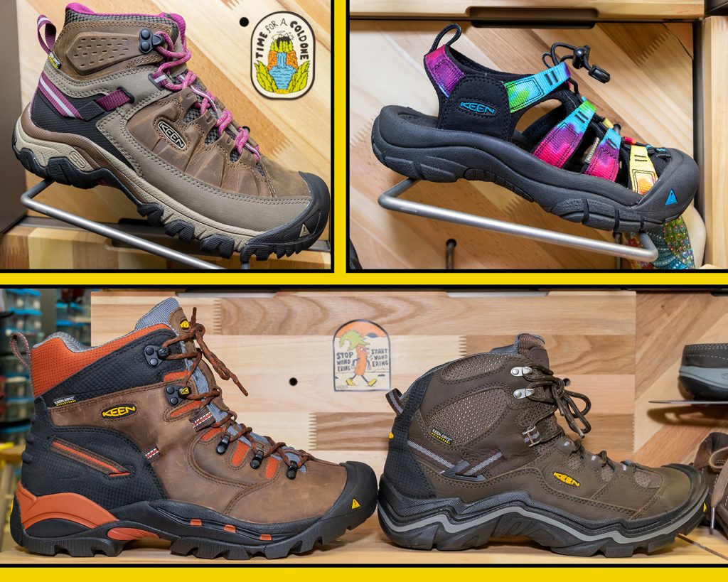 Hiking Sandals, Shoes, and Boots