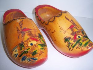 Traditional wooden clog